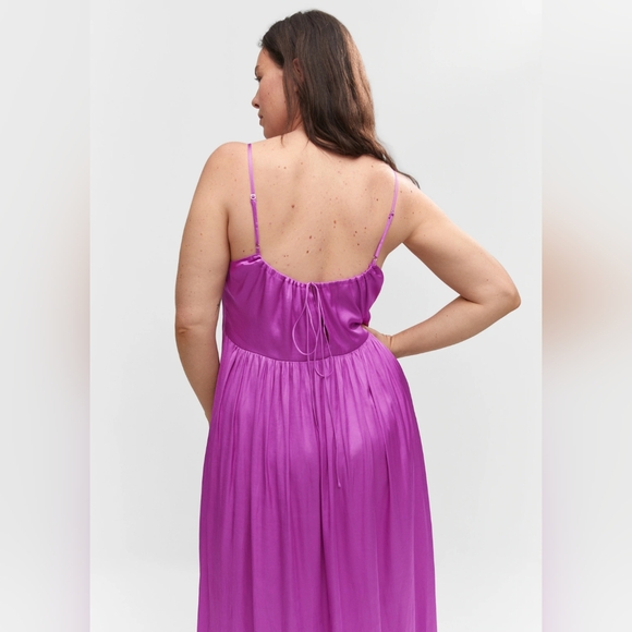 🔥Last 1🔥MANGO Satin maxi dress - Picture 6 of 8